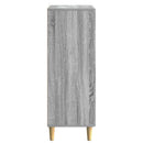 vidaXL Széf fiókkal Szürke Sonoma 66 x 34,5 x 95 cm Szerelt Fa