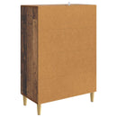 vidaXL Széf fiókkal Antik Fa 66 x 34,5 x 95 cm Szerelt Fa