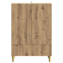 vidaXL Széf Kézműves Tölgy 66 x 34,5 x 95 cm Szerelt Fa