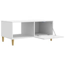 vidaXL Dohányzóasztal Fehér 90 x 50 x 40 cm Szerelt Fa