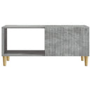 vidaXL Dohányzóasztal Betonszürke 90 x 50 x 40 cm Szerelt Fa