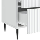 vidaXL Éjjeliszekrény 2 pcs Fehér 43 x 34,5 x 47,5 cm Szerelt Fa