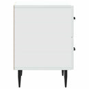 vidaXL Éjjeliszekrény 2 pcs Fehér 43 x 34,5 x 47,5 cm Szerelt Fa