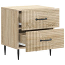 vidaXL Éjjeliszekrény Sonoma Tölgy 43 x 34,5 x 47,5 cm Szerelt Fa