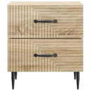 vidaXL Éjjeliszekrény Sonoma Tölgy 43 x 34,5 x 47,5 cm Szerelt Fa