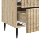 vidaXL Éjjeliszekrény fiókkal 2 pcs Sonoma Tölgy 43 x 34,5 x 47,5 cm