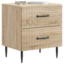 vidaXL Éjjeliszekrény fiókkal 2 pcs Sonoma Tölgy 43 x 34,5 x 47,5 cm