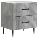 vidaXL Éjjeliszekrény Betonszürke 43 x 34,5 x 47,5 cm Szerelt Fa