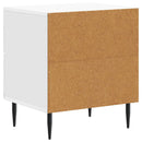 vidaXL Éjjeliszekrény 2 db Magasfényű Fehér 43 x 34,5 x 47,5 cm