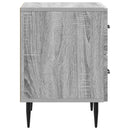 vidaXL Éjjeliszekrény Szürke Sonoma 43 x 34,5 x 47,5 cm Szerelt Fa