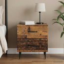 vidaXL Éjjeliszekrény fiókkal Antik Fa 43 x 34,5 x 47,5 cm Szerelt Fa