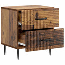 vidaXL Éjjeliszekrény Antik Fa 43 x 34,5 x 47,5 cm Szerelt Fa