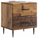 vidaXL Éjjeliszekrény Antik Fa 43 x 34,5 x 47,5 cm Szerelt Fa