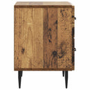 vidaXL Éjjeliszekrény 2 db Antik Fa 43 x 34,5 x 47,5 cm Szerelt Fa