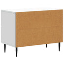 vidaXL Éjjeliszekrény fiókkal Fehér 62 x 34,5 x 47,5 cm Szerelt Fa