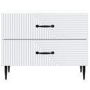 vidaXL Éjjeliszekrény fiókkal Fehér 62 x 34,5 x 47,5 cm Szerelt Fa