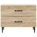 vidaXL Éjjeliszekrény Sonoma Tölgy 62 x 34,5 x 47,5 cm Szerelt Fa