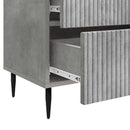 vidaXL Éjjeliszekrény Betonszürke 62 x 34,5 x 47,5 cm Szerelt Fa