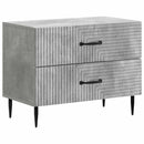 vidaXL Éjjeliszekrény Betonszürke 62 x 34,5 x 47,5 cm Szerelt Fa