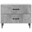 vidaXL Éjjeliszekrény Betonszürke 62 x 34,5 x 47,5 cm Szerelt Fa