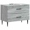vidaXL Éjjeliszekrény Szürke Sonoma 62 x 34,5 x 47,5 cm Szerelt Fa