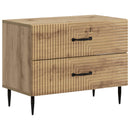 vidaXL Éjjeliszekrény Kézműves Tölgy 62 x 34,5 x 47,5 cm Szerelt Fa