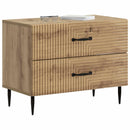 vidaXL Éjjeliszekrény Kézműves Tölgy 62 x 34,5 x 47,5 cm Szerelt Fa