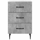 vidaXL Éjjeliszekrény fiókkal Betonszürke 43 x 41 x 66,5 cm Szerelt Fa