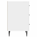 vidaXL Éjjeliszekrény Magasfényű Fehér 43 x 41 x 66,5 cm Szerelt Fa