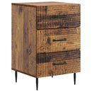 vidaXL Éjjeliszekrény fiókkal Antik Fa 43 x 41 x 66,5 cm Szerelt Fa