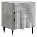 vidaXL Éjjeliszekrény 2 db Betonszürke 43 x 34,5 x 50 cm Szerelt Fa