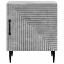 vidaXL Éjjeliszekrény 2 db Betonszürke 43 x 34,5 x 50 cm Szerelt Fa