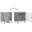 vidaXL Éjjeliszekrény 2 pcs Betonszürke 43 x 34,5 x 50 cm Szerelt Fa