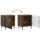 vidaXL Éjjeliszekrény 2 pcs Füstös Tölgy 43 x 34,5 x 50 cm Szerelt Fa