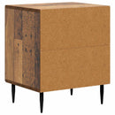 vidaXL Éjjeliszekrény 2 pcs Antik Fa 43 x 34,5 x 50 cm Szerelt Fa