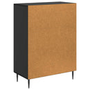 vidaXL Széf Fekete 66 x 34,5 x 89,5 cm Szerelt Fa