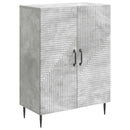 vidaXL Széf Betonszürke 66 x 34,5 x 89,5 cm Szerelt Fa