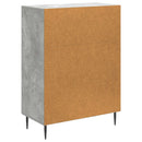 vidaXL Széf Betonszürke 66 x 34,5 x 89,5 cm Szerelt Fa