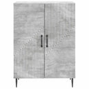 vidaXL Széf Betonszürke 66 x 34,5 x 89,5 cm Szerelt Fa