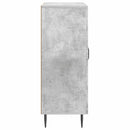 vidaXL Széf Betonszürke 66 x 34,5 x 89,5 cm Szerelt Fa