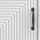 vidaXL Széf Magasfényű Fehér 66 x 34,5 x 89,5 cm Szerelt Fa