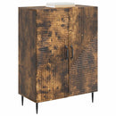 vidaXL Széf Füstös Tölgy 66 x 34,5 x 89,5 cm Szerelt Fa