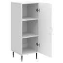 vidaXL Széf Fehér 33 x 34,5 x 89,5 cm Szerelt Fa