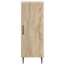 vidaXL Széf Sonoma Tölgy 33 x 34,5 x 89,5 cm Szerelt Fa