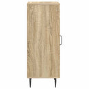 vidaXL Széf Sonoma Tölgy 33 x 34,5 x 89,5 cm Szerelt Fa