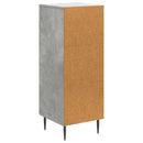 vidaXL Széf Betonszürke 33 x 34,5 x 89,5 cm Szerelt Fa