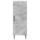 vidaXL Széf Betonszürke 33 x 34,5 x 89,5 cm Szerelt Fa