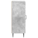 vidaXL Széf Betonszürke 33 x 34,5 x 89,5 cm Szerelt Fa