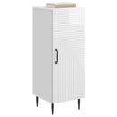 vidaXL Széf Magasfényű Fehér 33 x 34,5 x 89,5 cm Szerelt Fa