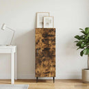 vidaXL Széf Füstös Tölgy 33 x 34,5 x 89,5 cm Szerelt Fa